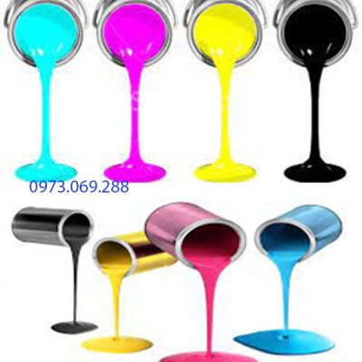 Mực in lụa gốc dầu, nước, dung môi và gốc acrylic